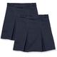 Amazon Essentials Mädchen Uniform-Skortröcke, 2er-Pack, Marineblau, 10 Jahre Große Größen
