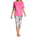 Calida Damen Tropic Dreams Pyjamaset, Carnation pink, 40-46