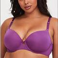 Torrid Intimates & Sleepwear | *Torrid Berry Purple Microfiber 360 Back Smoothing T-Shirt Bra | Color: Purple | Size: 40f (3d)