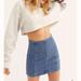 Free People Skirts | Free People Modern Femme Mini Skirt | Color: Blue | Size: 4