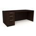 Compel Pivit Casegoods Straight Desk Single Ped Wood in Brown | 29.125 H x 66 W x 29.5 D in | Wayfair PIV-DSK-6630-BBF-CAFE