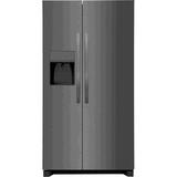 Frigidaire 36" Side by Side 25.6 Cu. Ft. Refrigerator, Stainless Steel in Black | 69.88 H x 36 W x 35 D in | Wayfair FRSS2623AD