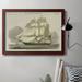 Longshore Tides Antique Clipper Ship II Premium Framed Canvas- Ready To Hang Canvas, Solid Wood in Blue/Gray | 18 H x 27 W x 2.5 D in | Wayfair