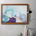 Everly Quinn Ice Crystals II Premium Framed Canvas - Ready To Hang Canvas in Black/Blue/Green | 20 H x 16 W x 2.5 D in | Wayfair