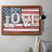 Gracie Oaks National Anthem Collection A Premium Framed Canvas- Ready To Hang Canvas, Solid Wood in Blue/Red/White | 20 H x 16 W x 2.5 D in | Wayfair