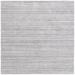 Brown/White 72 x 72 x 0.43 in Area Rug - Rosecliff Heights Bliven Handmade Area Rug in Brown/Ivory Polyester | 72 H x 72 W x 0.43 D in | Wayfair