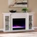 Henstinger Color Changing Fireplace w/ Bookcase - SEI Furniture FC1154759