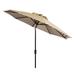 SAFAVIEH Outdoor Living Athens 11-foot Round Crank Umbrella.