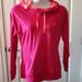 Adidas Tops | Adidas Climalite Hot Pink Hoodie With Coral Trim, Size Large | Color: Orange/Pink | Size: L