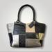 Coach Bags | Coach Large Black/Gold/Tan Mixed Leather Patchwork Tote | Color: Black/Tan | Size: Os