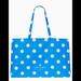 Kate Spade Bags | Kate Spade Cotton Canvas Dot Tote Nwt | Color: Blue/White | Size: Os