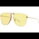 Gucci Accessories | Gucci Gg0354s Aviator Golden Metal Sunglasses Unisex | Color: Gold | Size: Temple Length: 145mm; Lens Width: 99mm