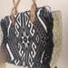 Anthropologie Bags | Anthro Jack And Dakota Black White Fringe Boho Purse Bag | Color: Black/White | Size: Os