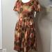 Lularoe Dresses | Lularoe Amelia Dress Nwt | Color: Brown | Size: Xs