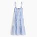 J. Crew Dresses | J. Crew Ruffle Tiered Maxi In Sophia Stripe | Color: Blue/White | Size: Xs