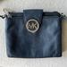 Michael Kors Bags | Michael Kors Fulton Crossbody Bag Small Black Pebbled Leather Gold Logo | Color: Black/Gold | Size: Os