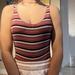 Free People Tops | Free People Striped Tank Bodysuit | Color: Tan | Size: Xs