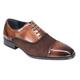 Mens Formal Brogues Brown Suede Leather Shoes [EL0759-BROWN-11UK]