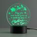 CPS Never Too Grown up on Christmas Eve Christmas LED Night Light on Acrylic Design Insert Acrylic in Black | 5.5 H x 8.5 W x 5.5 D in | Wayfair