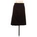 INC International Concepts Casual Skirt: Brown Solid Bottoms - Women's Size 8