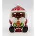 The Holiday Aisle® Ethnic Santa Cookie Jar Ceramic in Red/White | 7.3 H x 5 W x 4.88 D in | Wayfair F017F1C9C424454EBB734AF77942C9B9