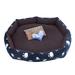 Tucker Murphy Pet™ Brenae Doughnut Polyester/Cotton in Blue/Brown/White | 8.66 H x 47.24 W x 35.43 D in | Wayfair EA133BD15C68416C997B2EAF1E0F4A6F