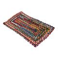 48 x 31 x 0.5 in Area Rug - Dakota Fields Braided Antionette Area Rug Cotton | 48 H x 31 W x 0.5 D in | Wayfair 6AFB9A1D243F441B8BC1864724BB4528