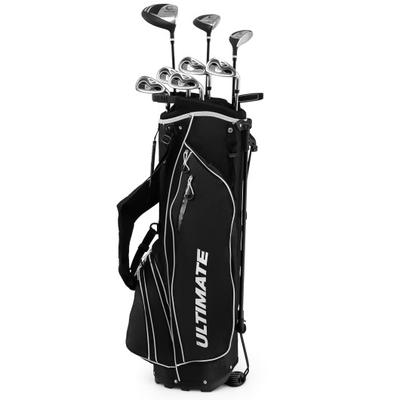 Costway Men’s Profile Complete Golf Club Package Set Includes 10 Pieces-Black