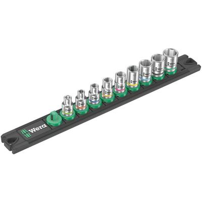 Wera - Nuss-Magnetleiste a 4 Zyklop Steckschlüsseleinsatz-Satz, 1/4'-Antrieb, 9-teilig Image