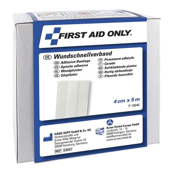 First Aid Only Wundschnellverband 4 cm x 5 m weiß, 4x500 cm Image