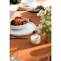 Nappe en lin lavé marron cuivre 175x300