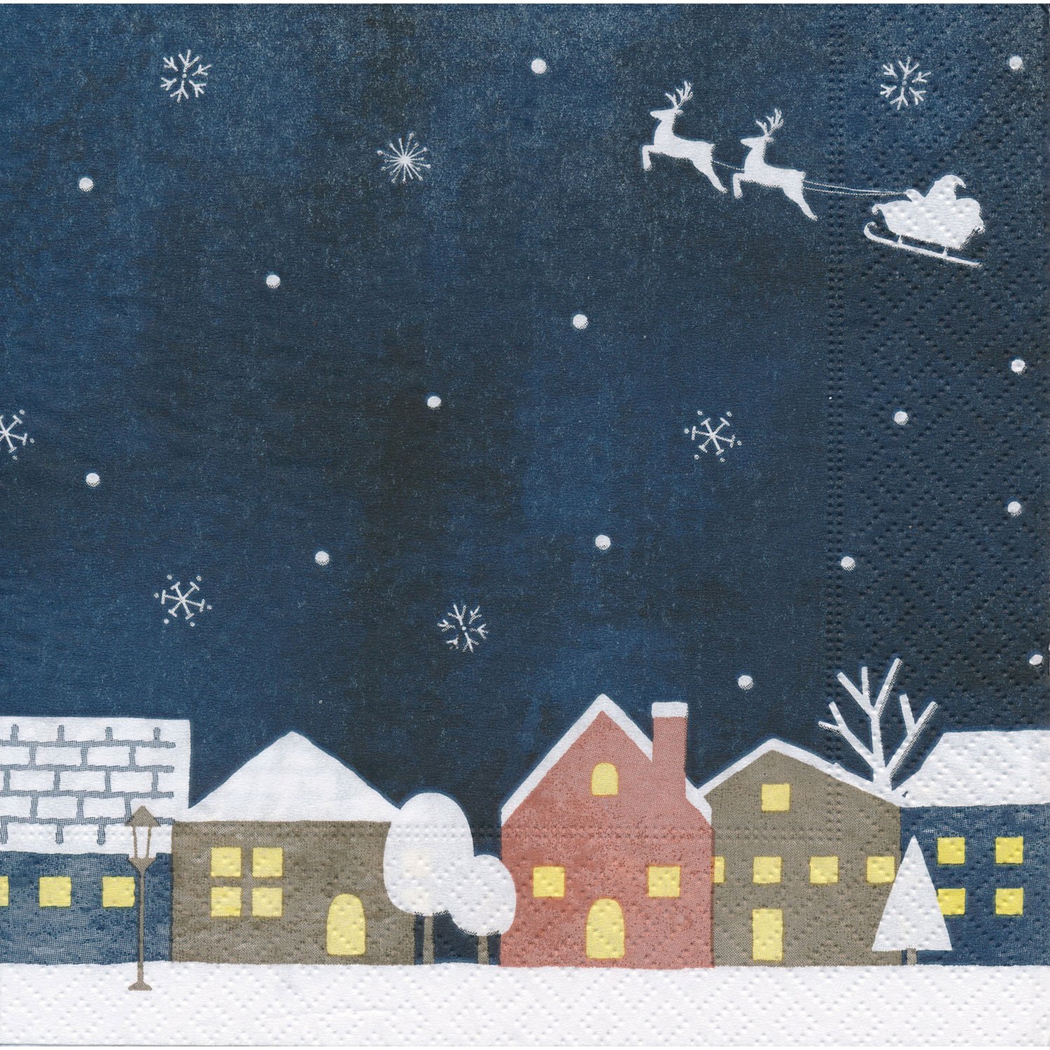 Papierservietten Weihnachtsnacht, 33 x 33 cm, 20 Stück Image