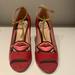 Gucci Shoes | - Authentic- Gucci Heels Molina Leather | Color: Red | Size: 7