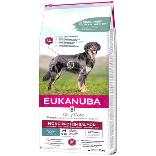 Sparpaket: 2x12kg Eukanuba Adult Mono-Protein mit Lachs Hundefutter trocken