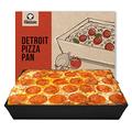 Chef Pomodoro Detroit Style Pizza Pan, 14 x 10-Inch / (35.5 x 25 cm), Hard Anodized Aluminum, Pre-Seasoned Bakeware Kitchenware