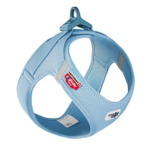 Curli Vest Geschirr Clasp Air-Mesh, himmelblau Größe 2XS 30,2-33,8cm Hund