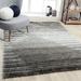 Luxe Weavers Lantanas Collection 7119 Grey 5x7 Modern Shag Geometric Area Rug - Luxe Weavers 7119 Grey 5x7