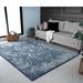 Luxe Weavers Euston Collection 8060 Blue 9x12 Modern Oriental Area Rug - Luxe Weavers 8060 Blue 9x12