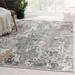 Luxe Weavers Euston Collection 7679 Grey 2x3 Modern Abstract Area Rug - Luxe Weavers 7679 Grey 2x3