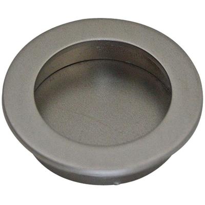 Schiebetürmuschel aus Metall in Nickel matter Ausführung Muschelgriff rund ø50mm Image