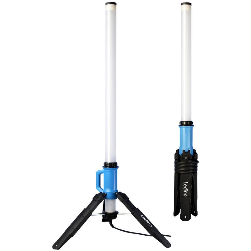 LED-Strahlersäule 360° Arbeitsstrahler Baustrahler, 11.680 Lumen, 130 w – Ledino
