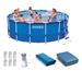 Intex 15ft x 48in Frame Swimming Pool Set w/ Pump and Filter Pump Cartridges