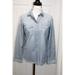 J. Crew Tops | J.Crew Chambray Cotton Shirt Womens Size Xs Roll Tab Button Sleeve Light Blue | Color: Blue | Size: Xs