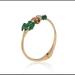 Kate Spade Jewelry | Kate Spade Bracelet Hawaii Exclusive Open Hinged Cuff Bracelet | Color: Gold/Green | Size: Os