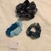 Lululemon Athletica Accessories | 3 Lululemon Uplifting Scrunchies | Color: Black/Blue | Size: Os