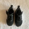 Adidas Shoes | Adidas Toddler Black Athletic Shoes Size 7k Velcro Some Scuffing On Front | Color: Black | Size: 7bb