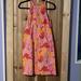 Lilly Pulitzer Dresses | Lilly Pulitzer Pre-Owned Summer Dress. Size 10 | Color: Orange/Pink | Size: 10