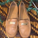 Coach Shoes | Coach Fredrica Coach Tan Leather Loafers Size 6.5 | Color: Gold/Tan | Size: 6.5