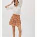 Anthropologie Skirts | Anthropologie Meghan Embroidered Faux Wrap Mini Skirt | Color: Black/Tan | Size: 12