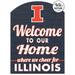 Illinois Fighting Illini 16'' x 22'' Marquee Sign